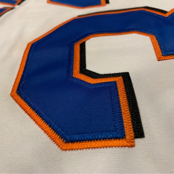 Mike Piazza New York Mets Jersey Mens XL NWT 2001 Home White - Picture 8 of 15